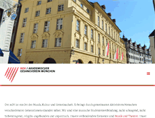 Tablet Screenshot of agv-muenchen.de